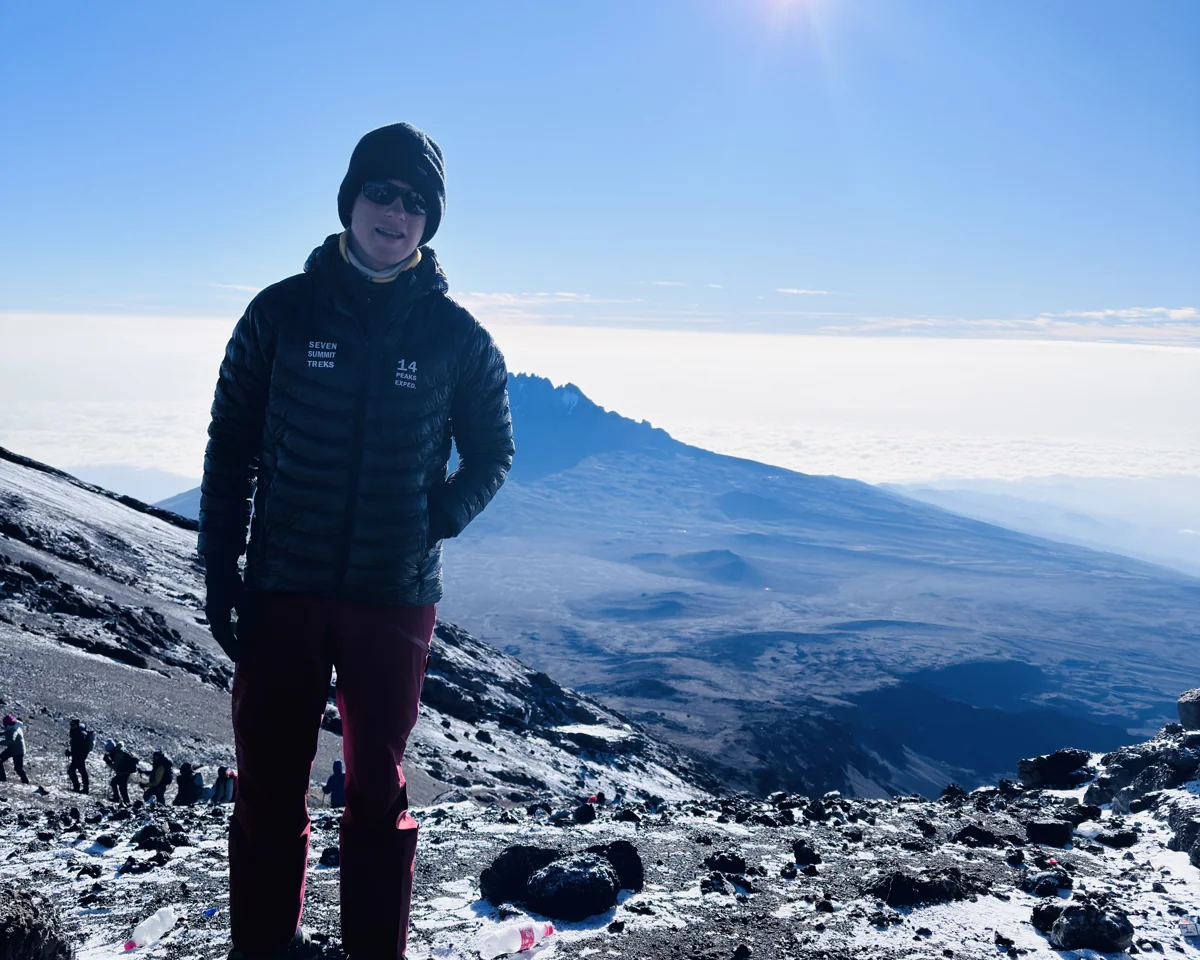 Ben Adler on Mount Kilimanjaro in Tanzania